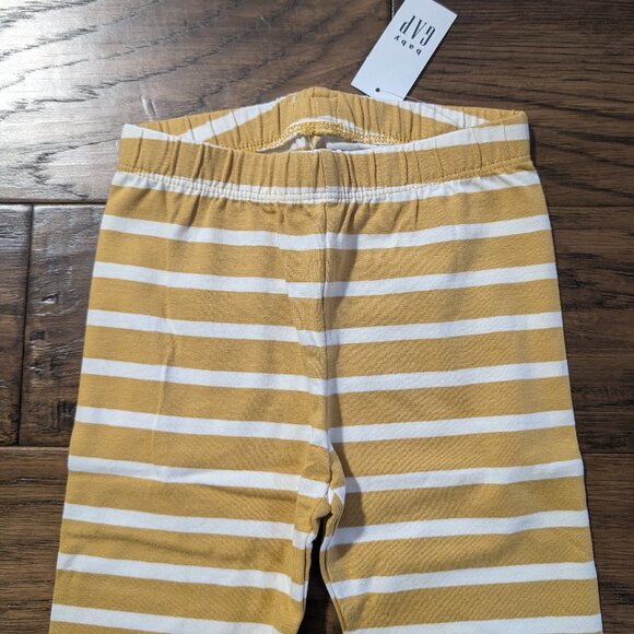 New Gap toddler organic cotton striped leggings size 3 years - Picture 2 of 10